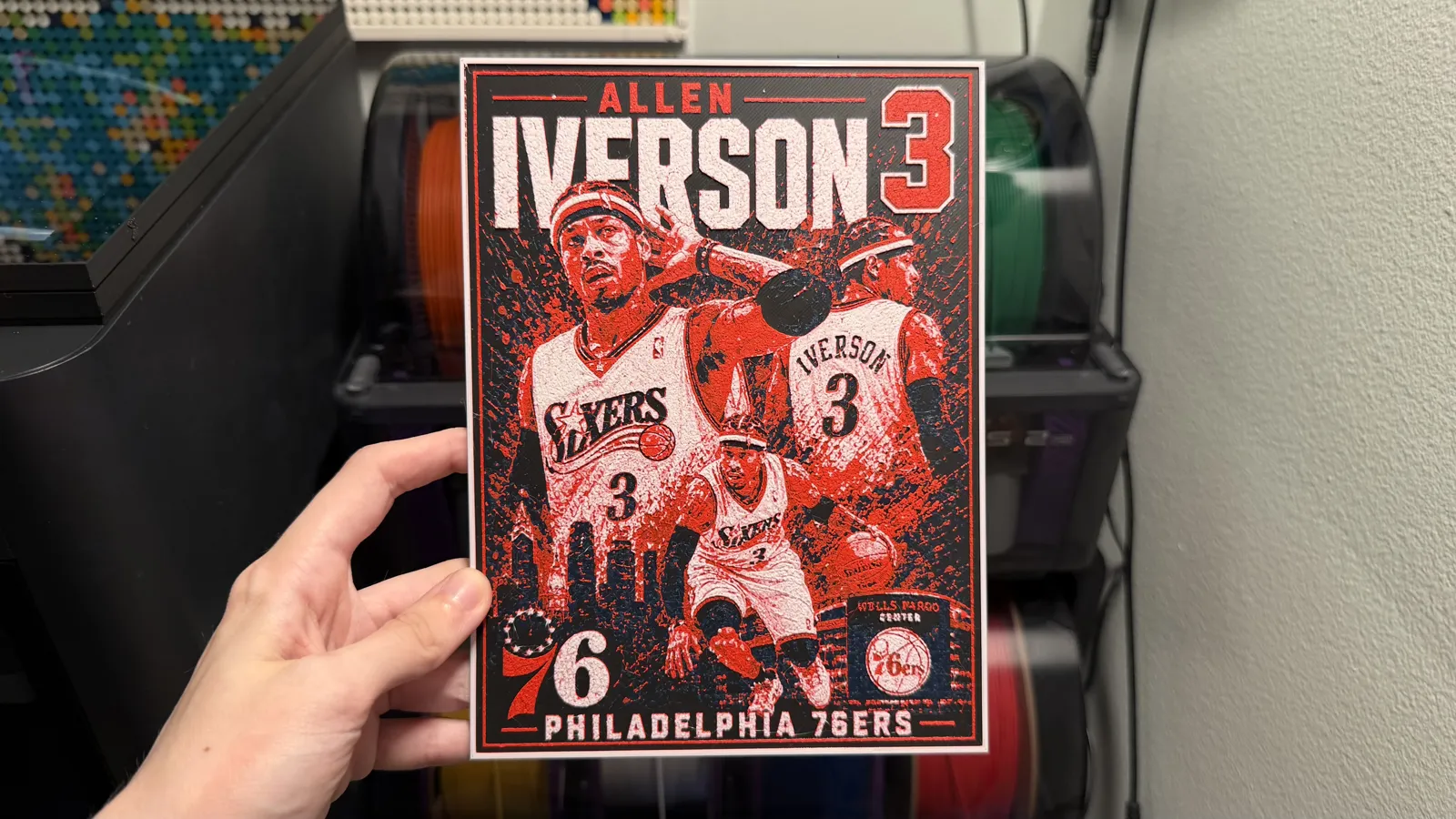 Allen Iverson Poster HueForge