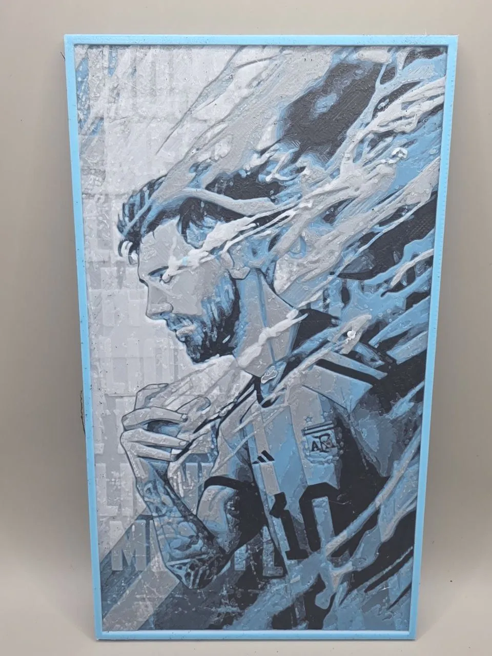Messi - Blue Lock Style - HueForge