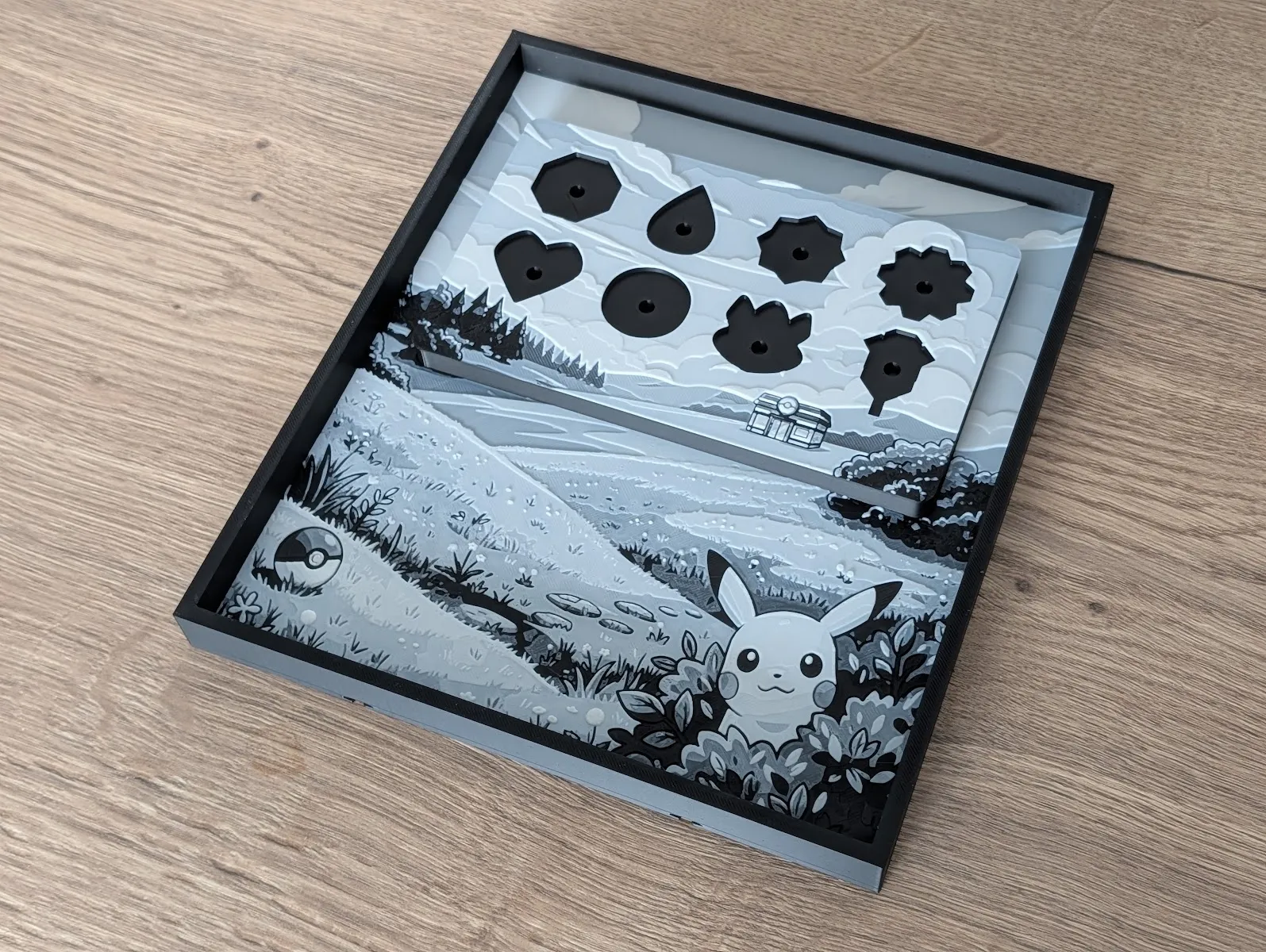 *NEW!* Kanto Gym Badge Display & Frame V2