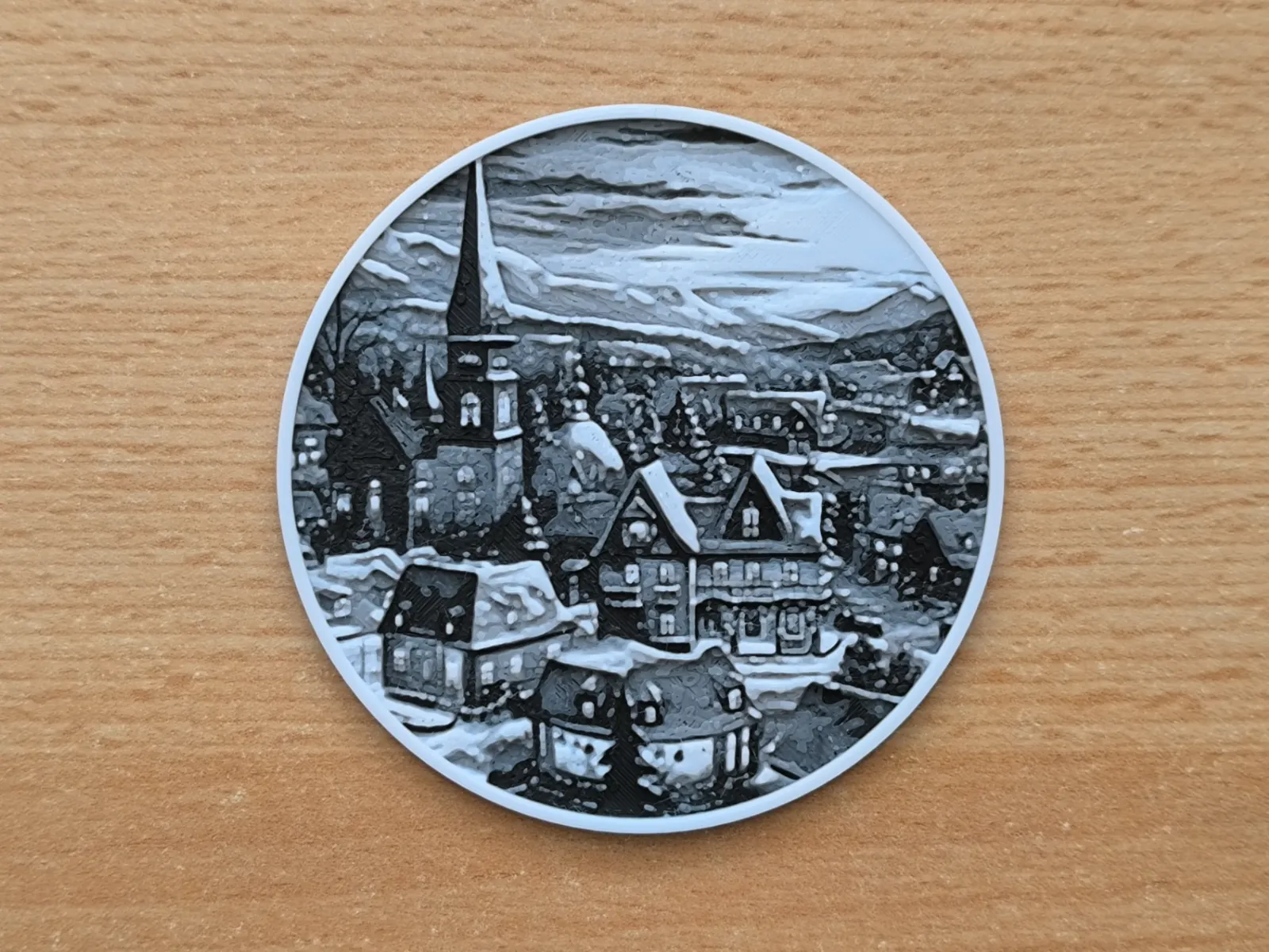 Christmas hueforge ornament