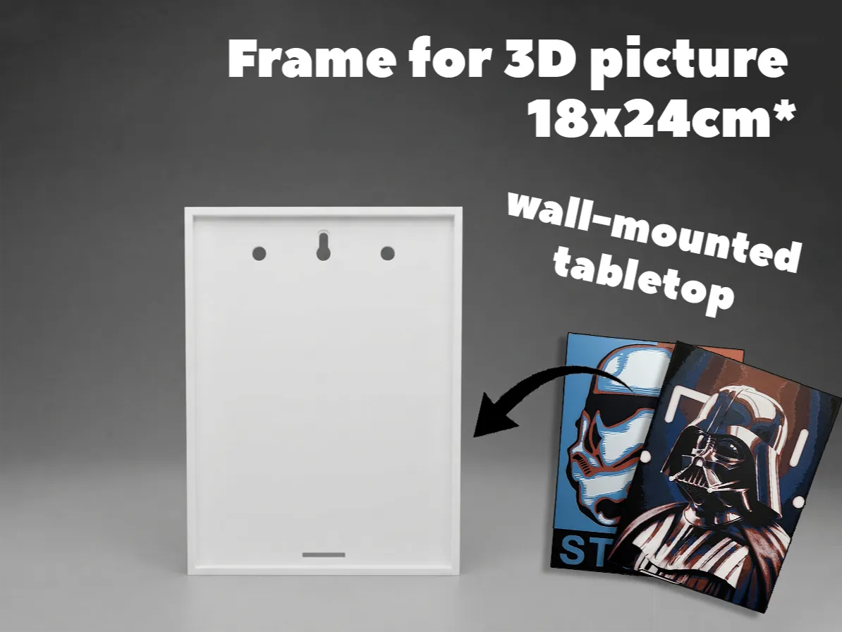 Frame for 3D pictures 18x24 hueforge