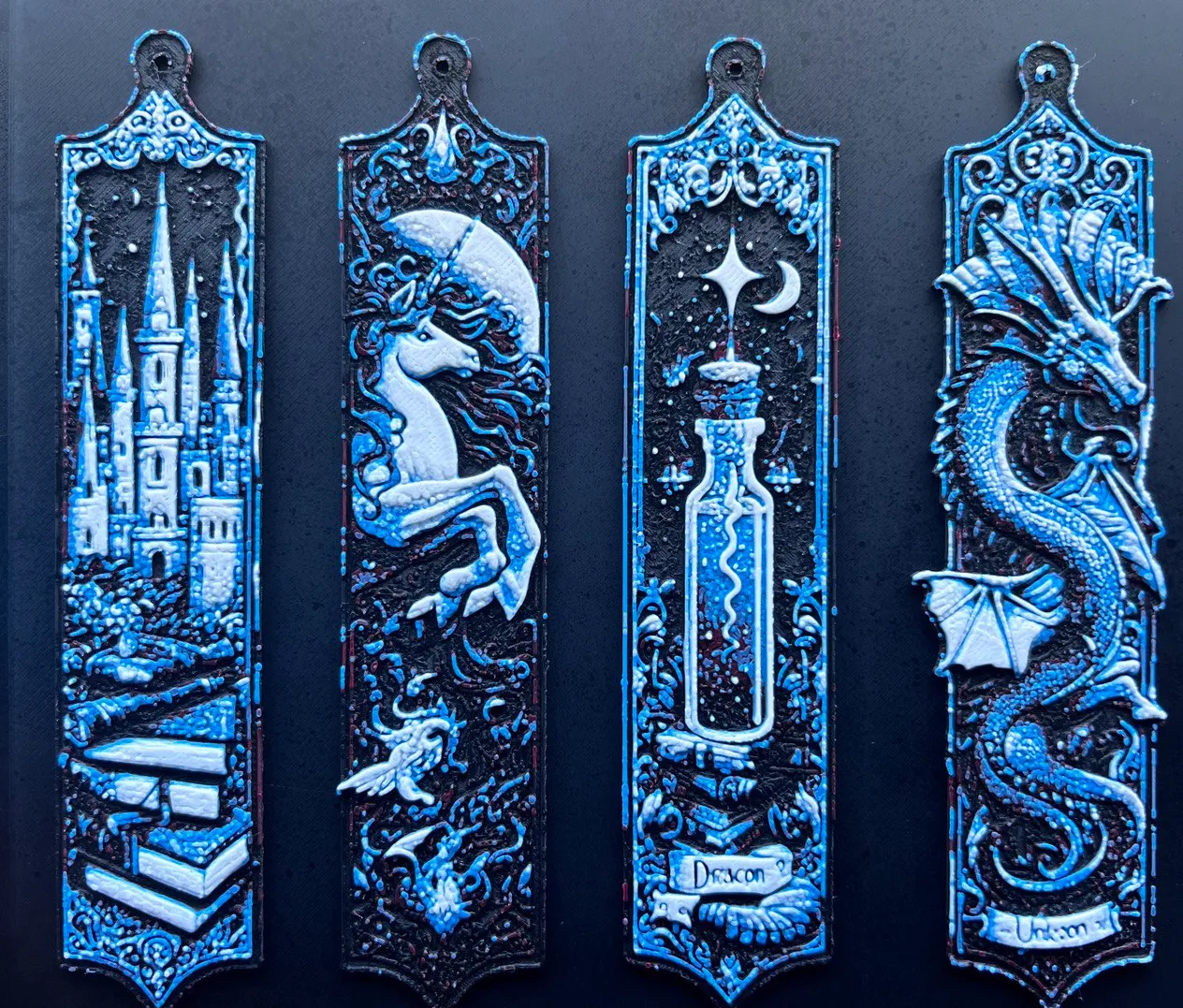 Set 4 Bookmarks Magical Hueforge