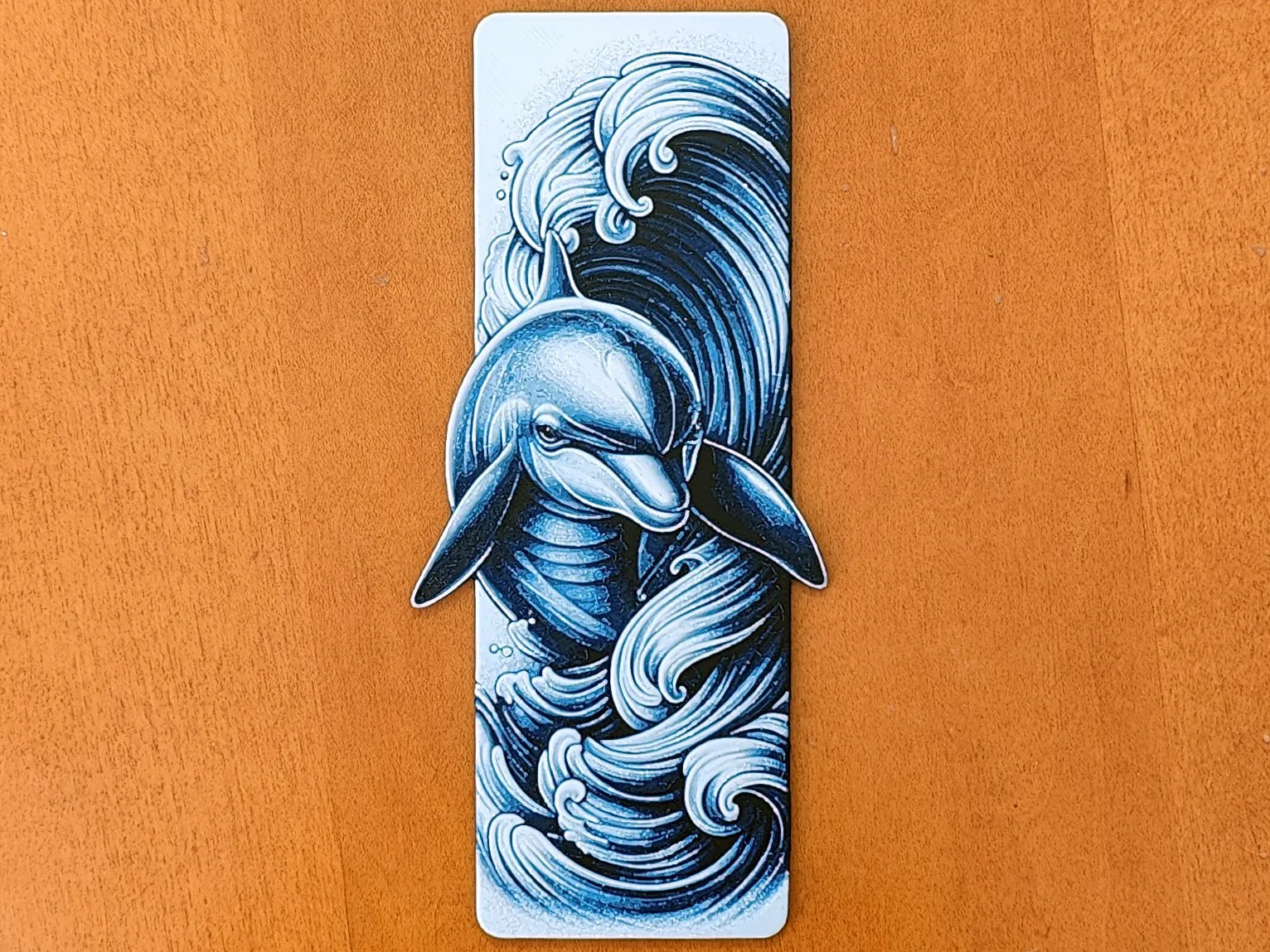 Dolphin Bookmark - Hueforge