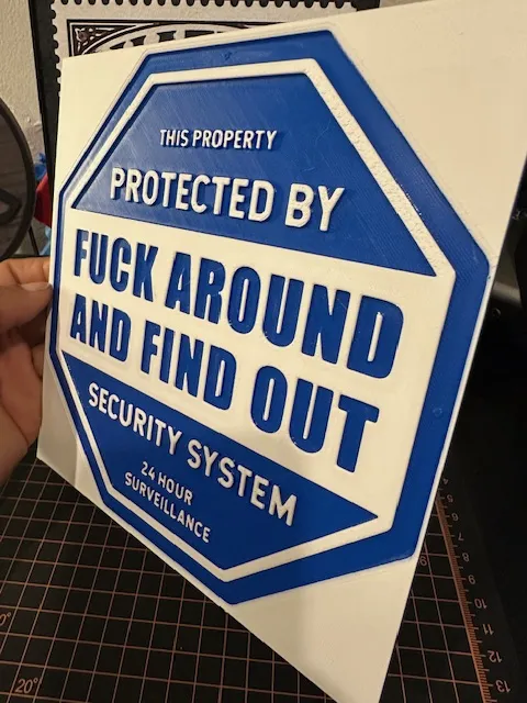 FAFO Security System