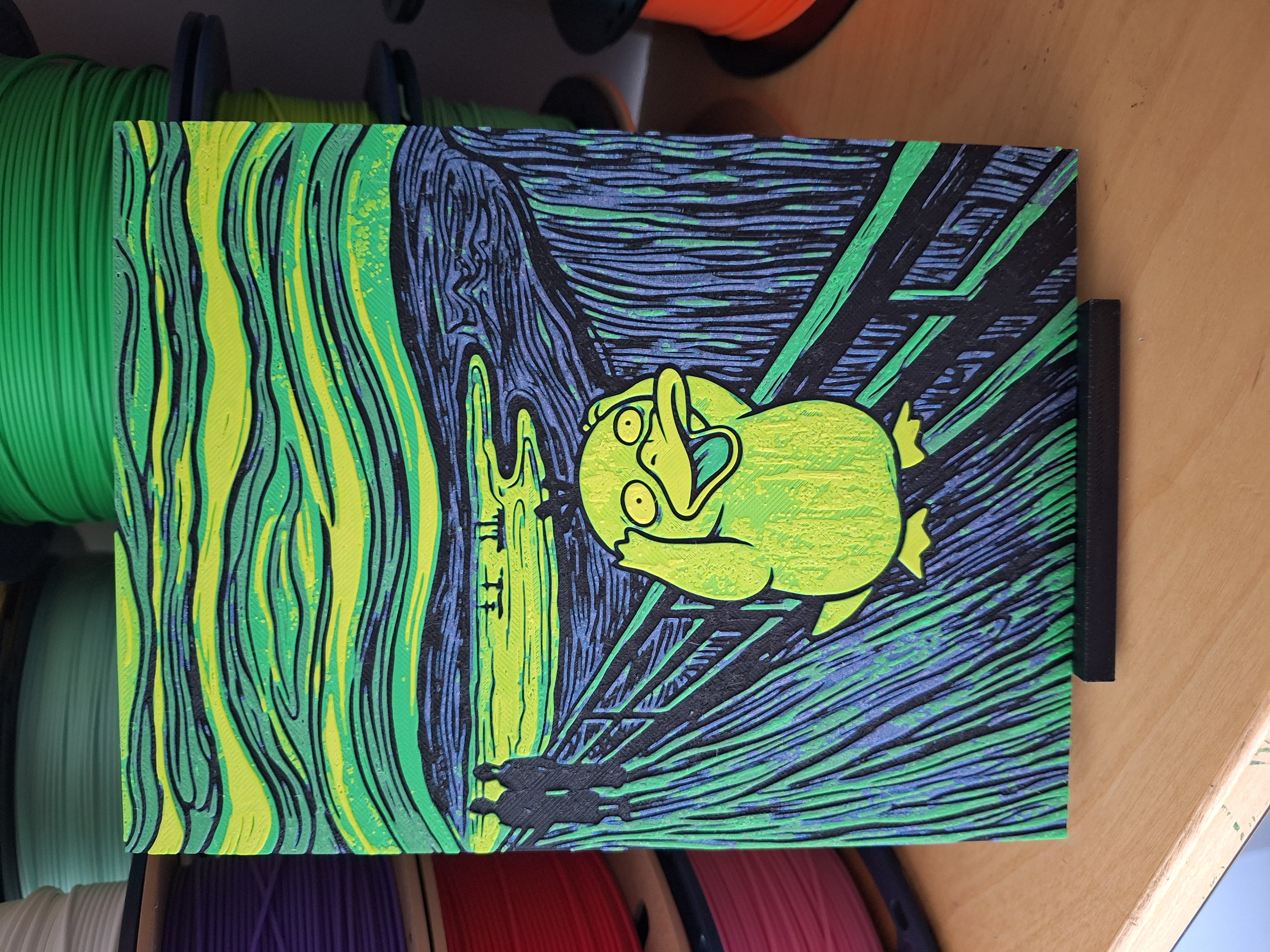 Psy-Scream - Hueforge Wall Art