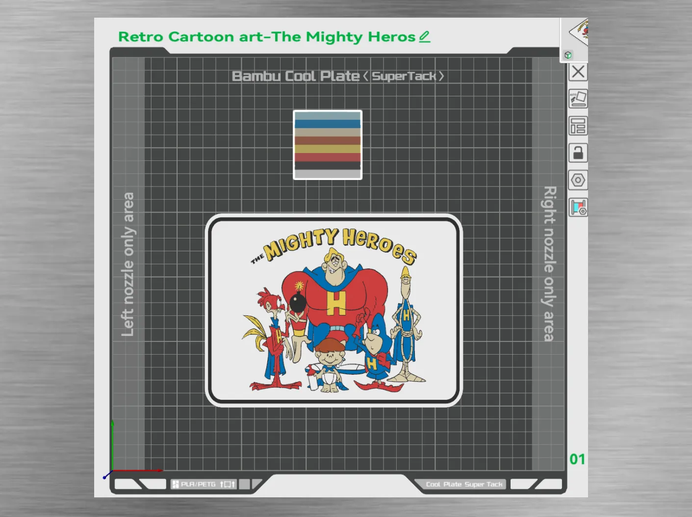 Retro Cartoons-The Mighty Hero's