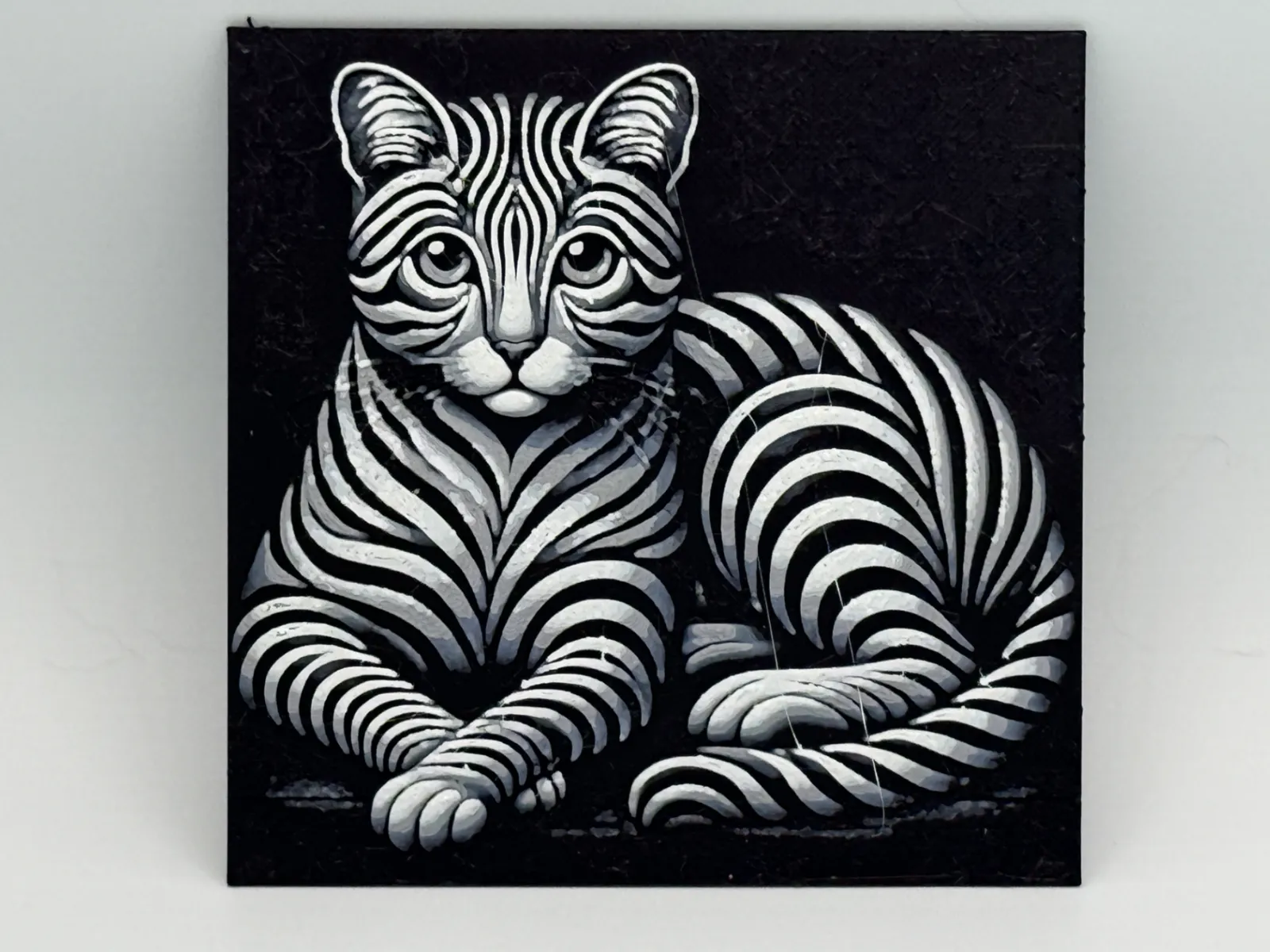 Zebra Cat Hueforge