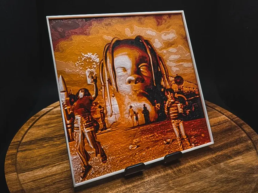 Travis Scott – Astroworld (Album Art - HueForge)