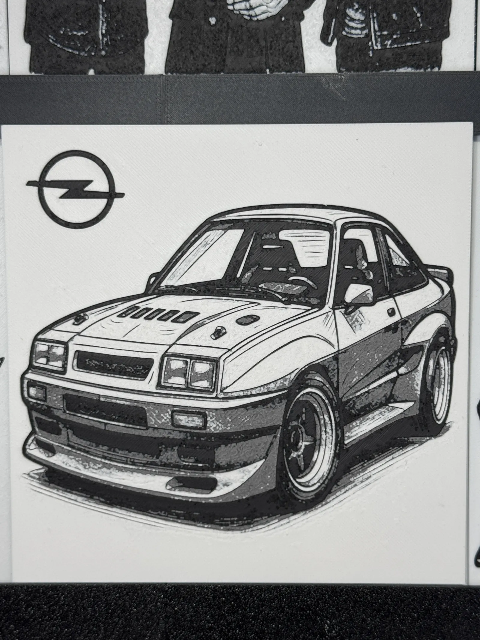 Hue Forge Karikatur – Opel Manta