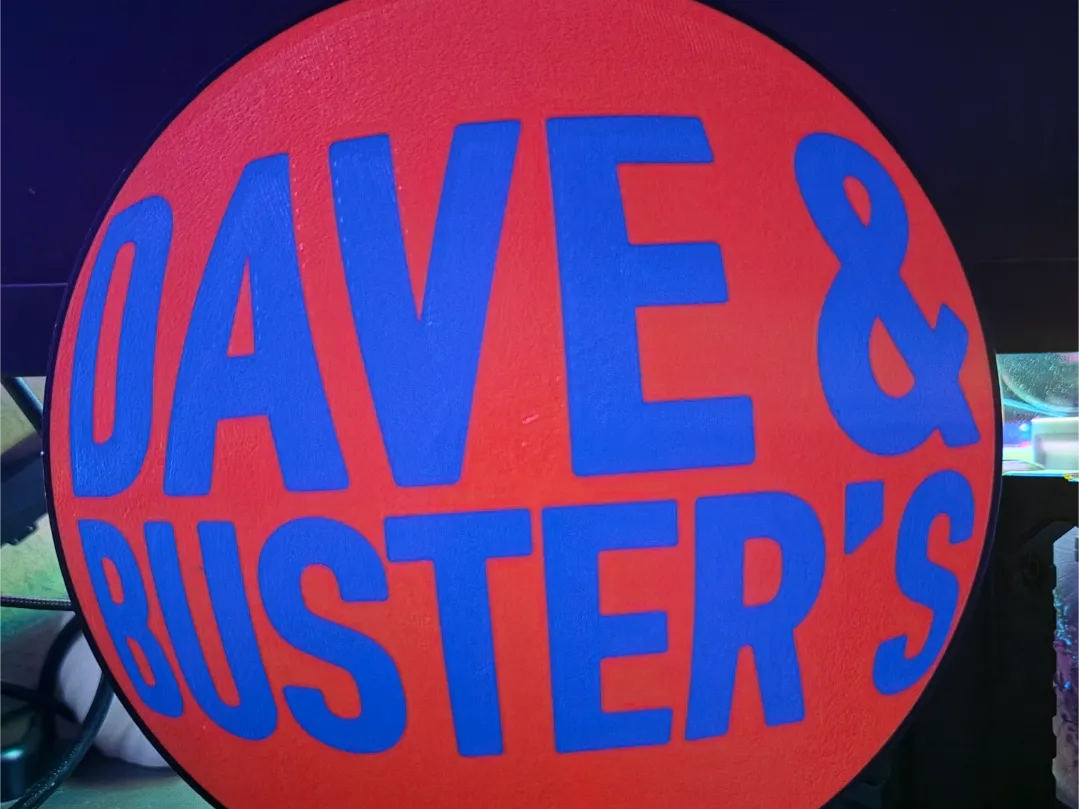 Dave & Busters Bar Light