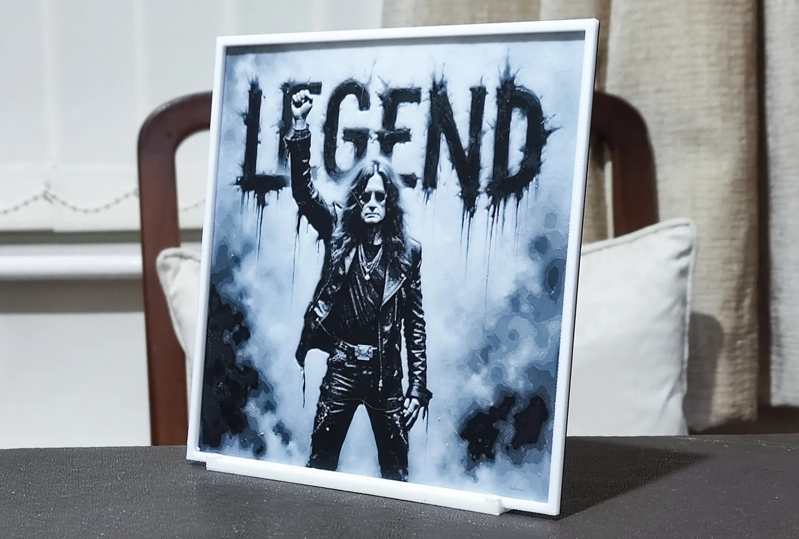 Ozzy Osbourne (1948-2025) - HueForge 2 Color