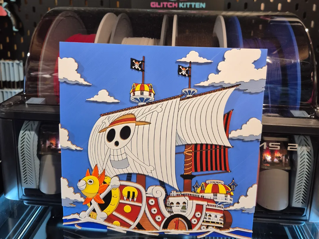 Thousand Sunny - One Piece Hueforge