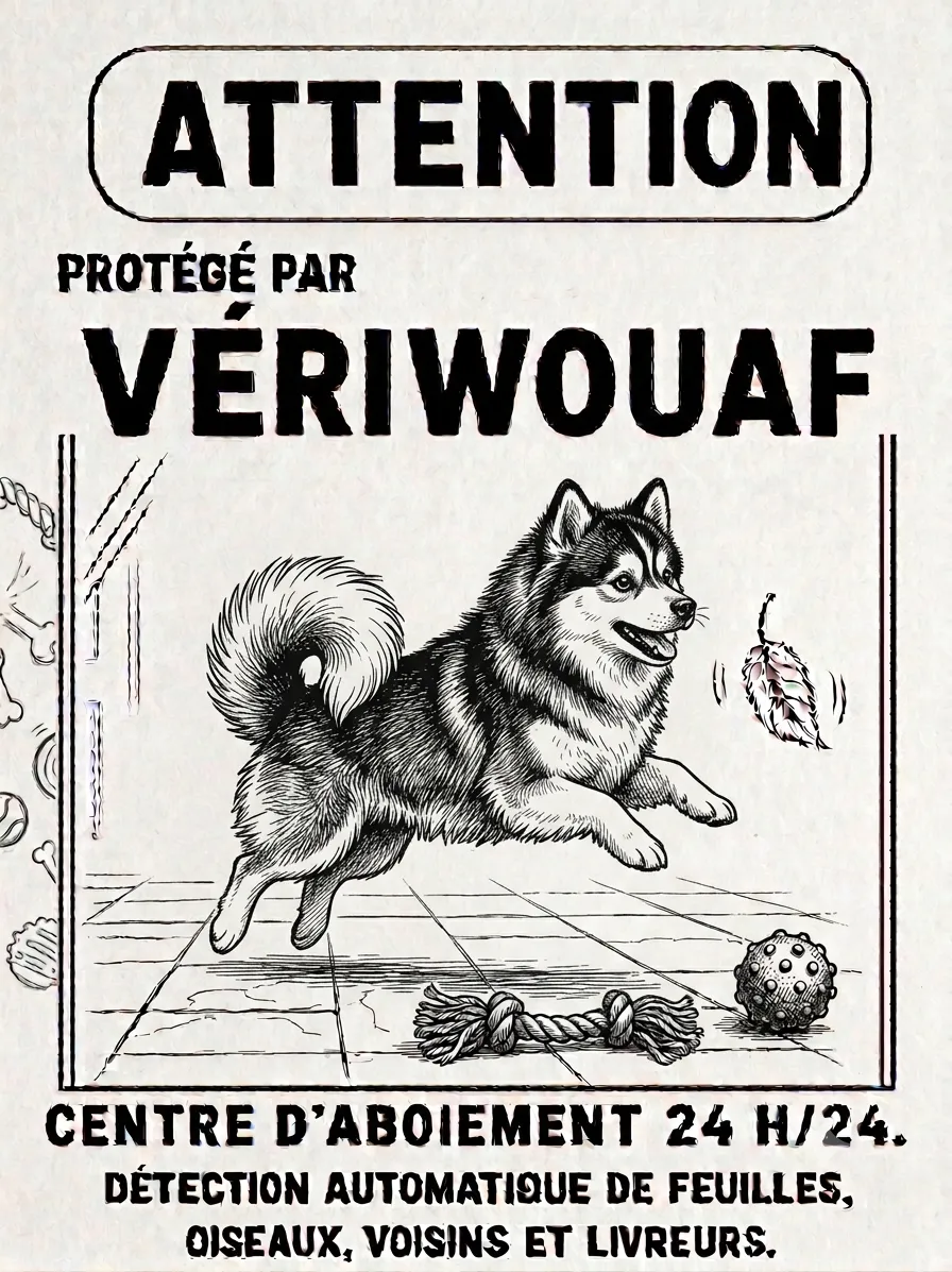 pomsky pancarte humoristique