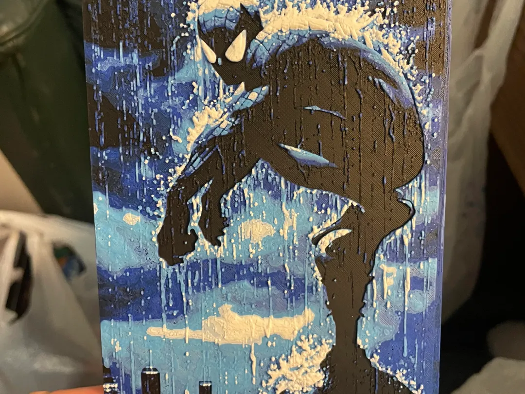 Spiderman in the Rain