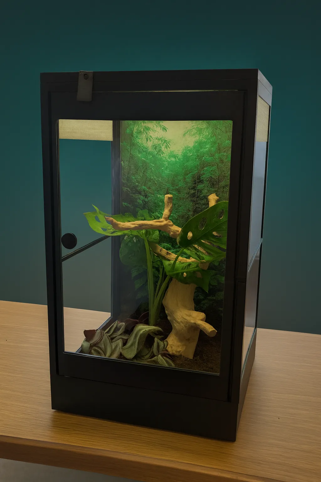 DIY Terrarium 235x220x430mm mit HueForge Rückwand