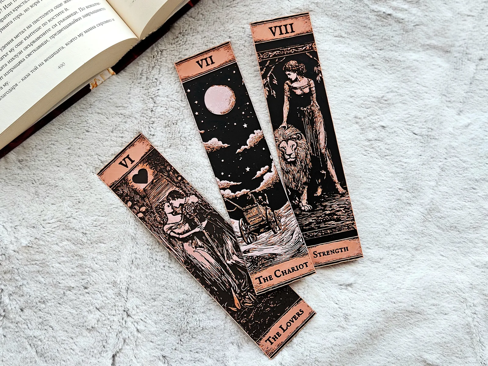 Tarot Bookmarks - (Set 3 Major Arcana)