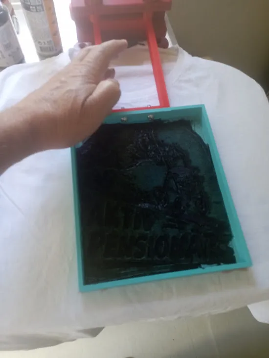 T-shirttryck Aktiv pensionär