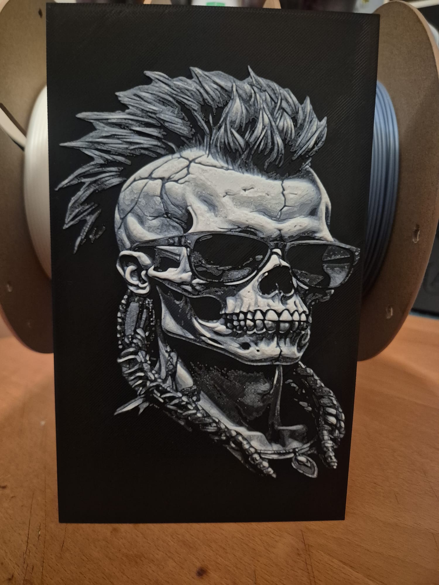 skull punk hueforge