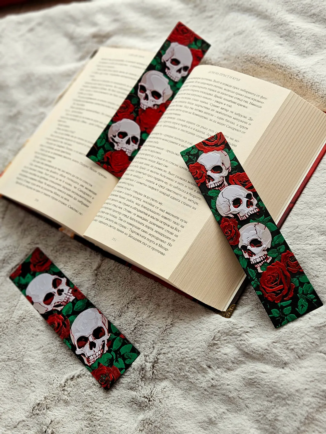 Skulls N' Roses - Bookmarks Set