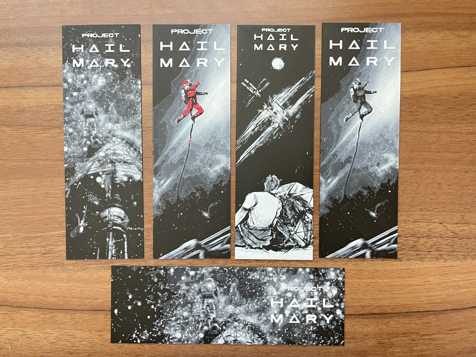 Project Hail Mary Bookmark Set