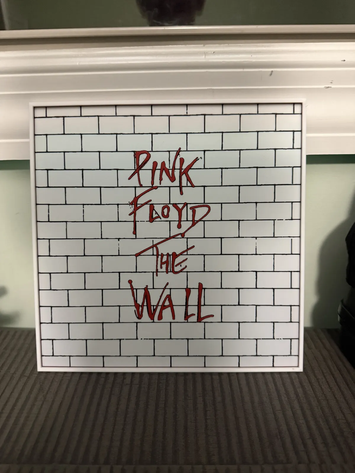 Pink Floyd The Wall album cover hueforge