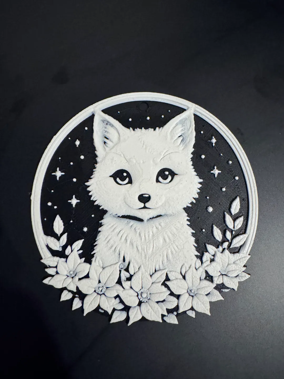 Christmas Artic Fox Decoration