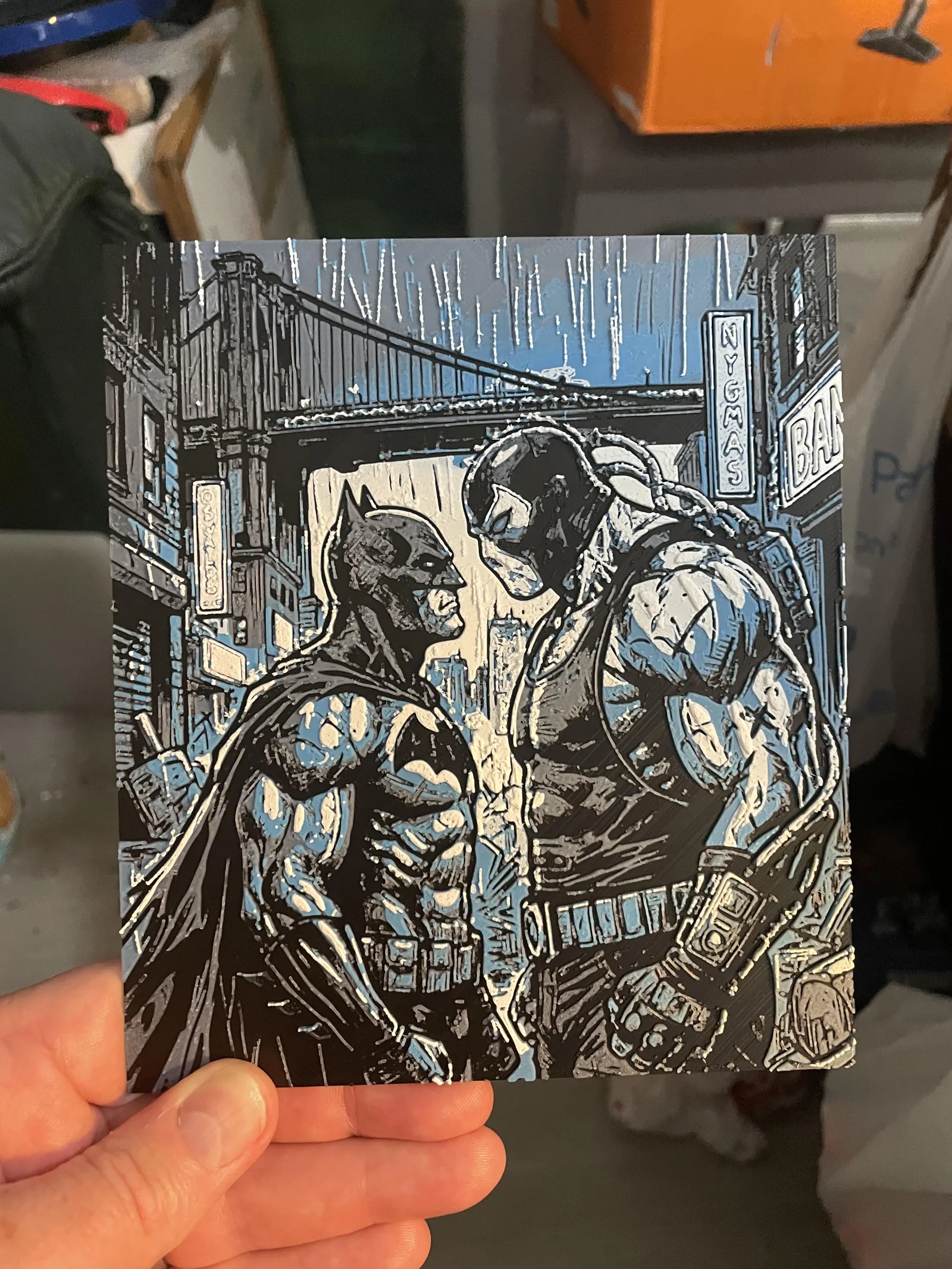 Batman VS Bane Hueforge