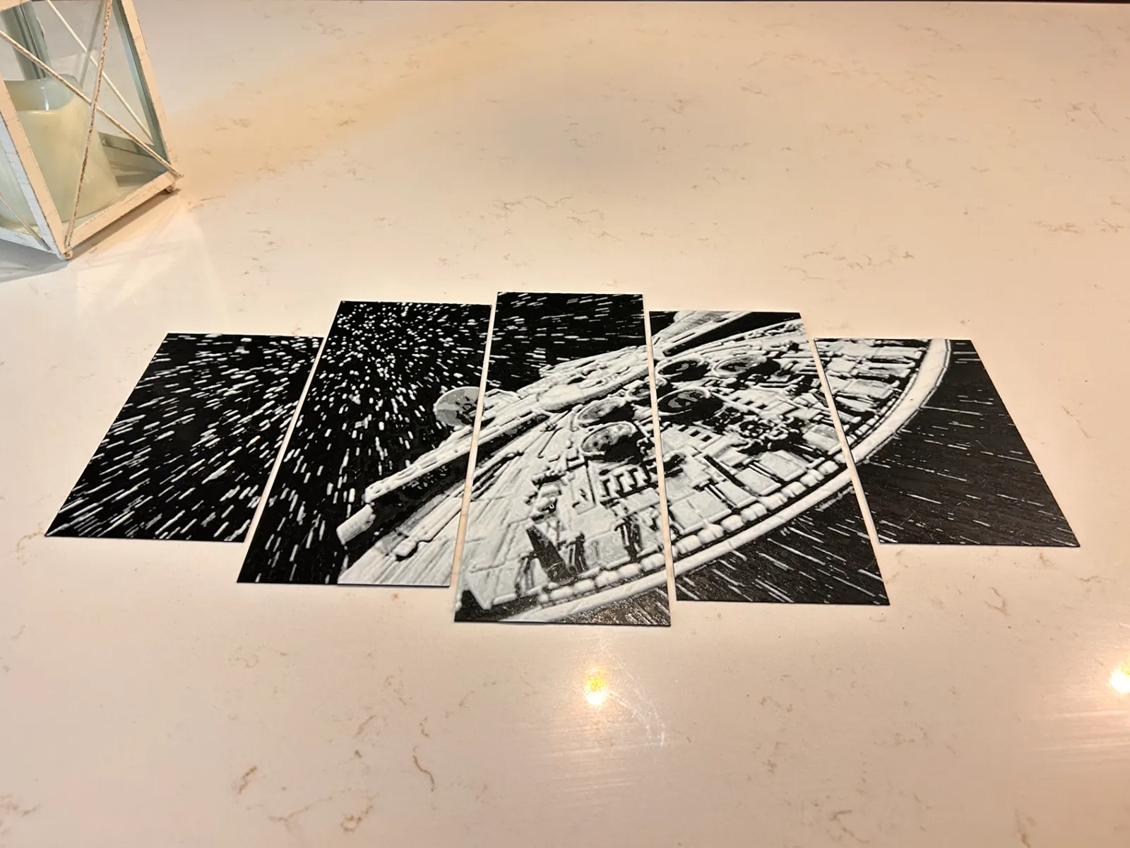 Star Wars Millennium Falcon Panel Mural
