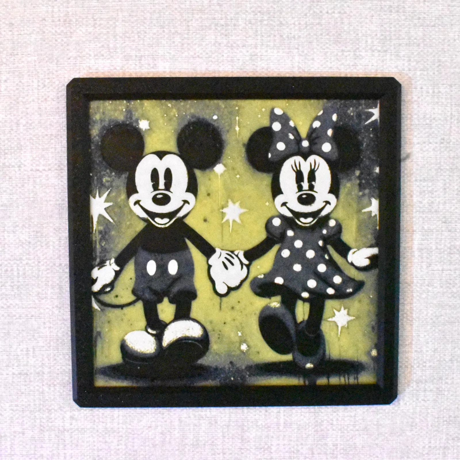 Mickey and Minnie Hueforge