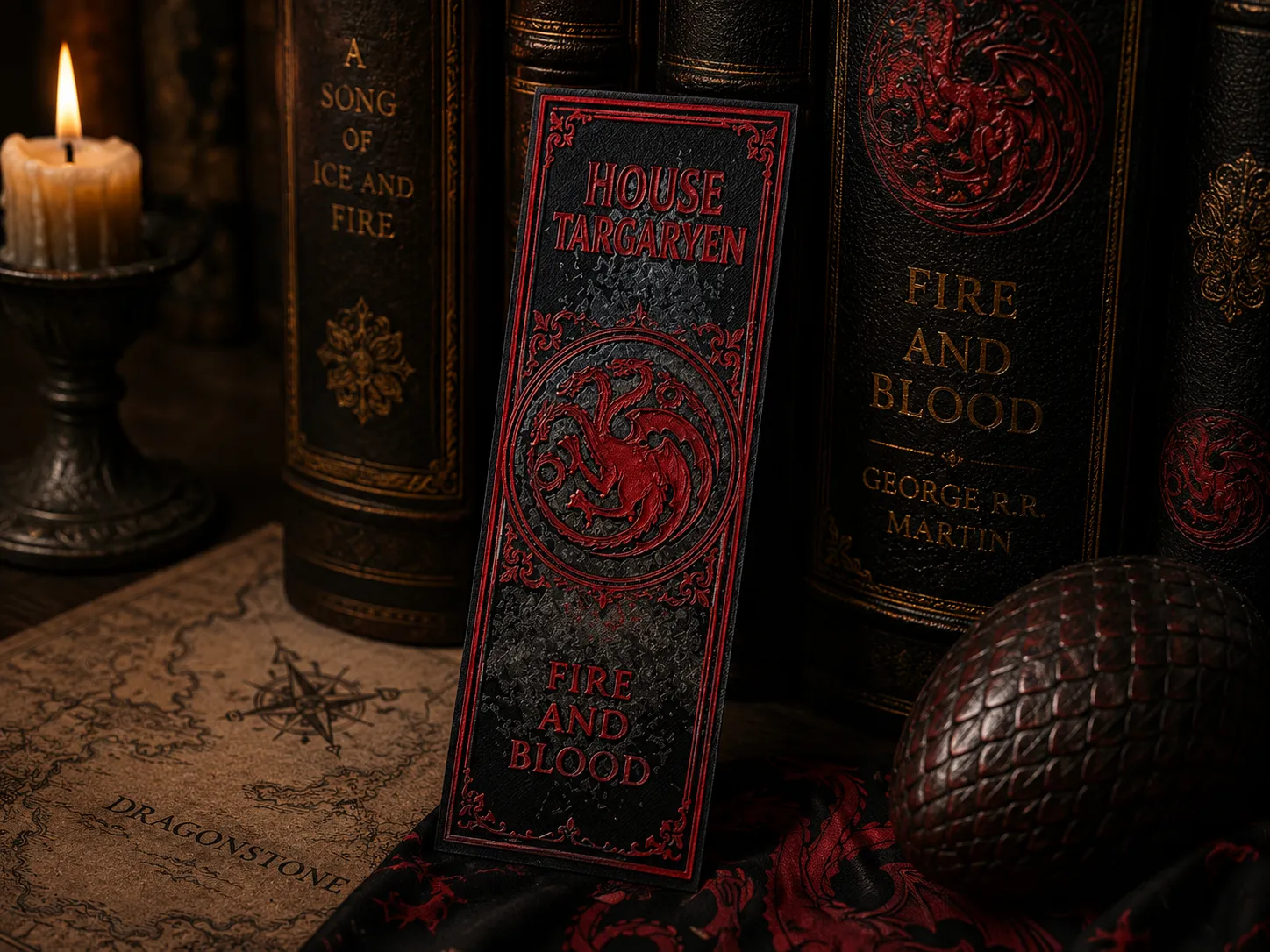 House Targaryen Bookmark - Game of Thrones