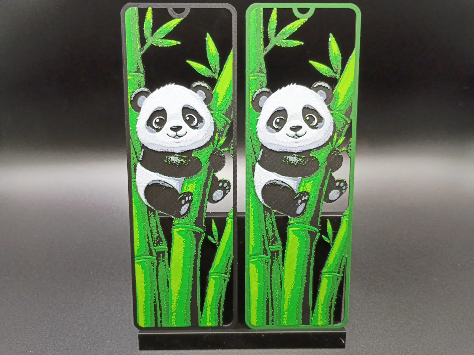 Panda V2, Framed Cutout Bookmark