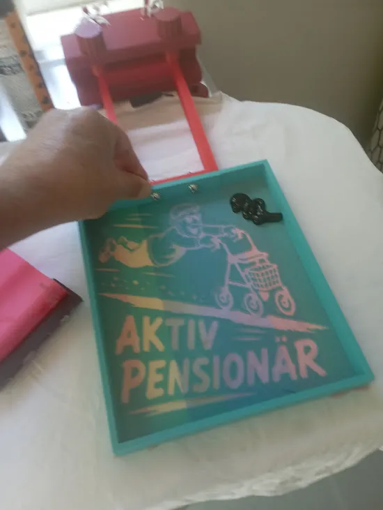 T-shirttryck Aktiv pensionär