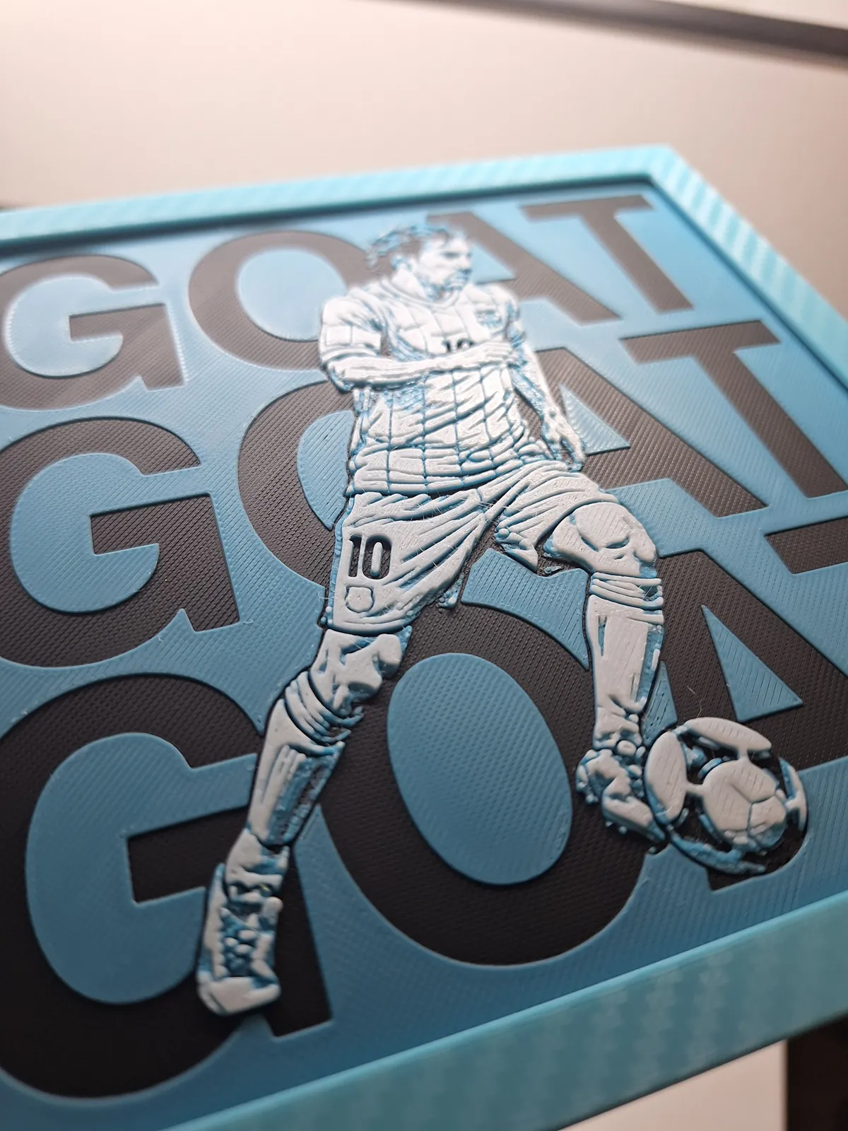 Messi Goat - 3 Colour Hueforge