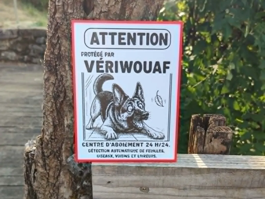 berger allemand hueforge pancarte
