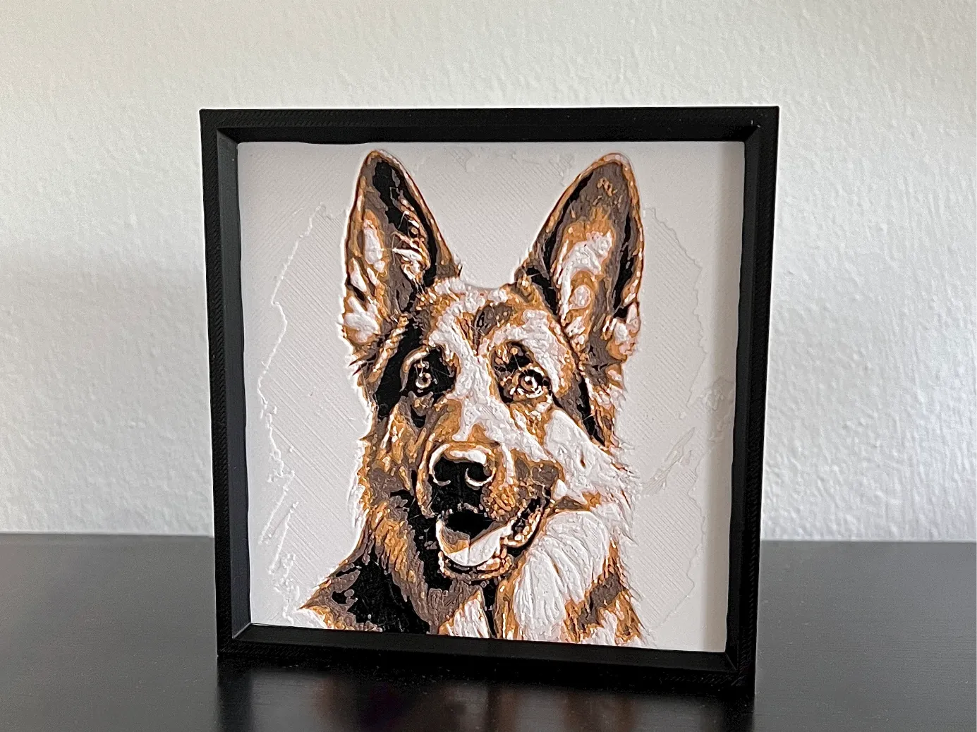 Hueforge German Shepard-Schäferhund o.Frame/Rahmen