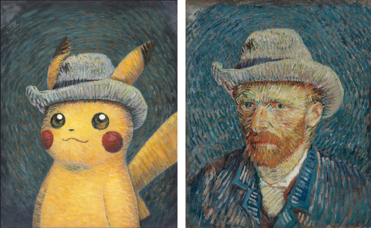 Van Gogh Pikachu - HueForge