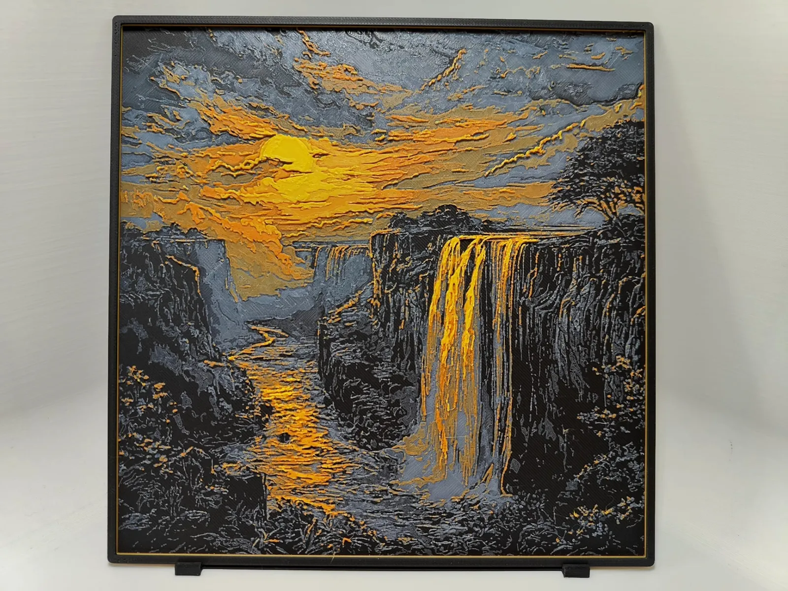 Victoria Falls Sunset - Hueforge
