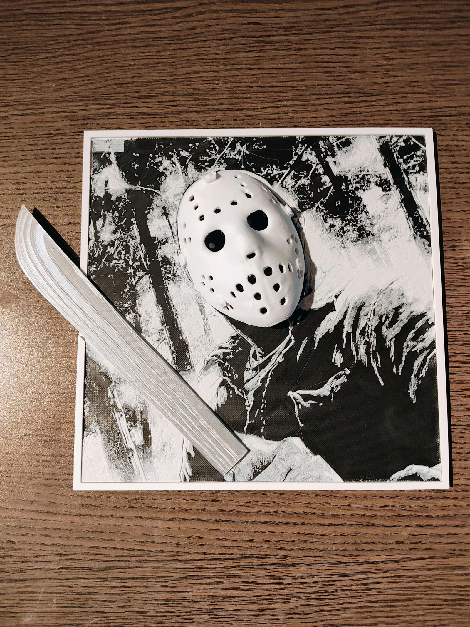 Jason Voorhees: Foggy Woods 3D Pop-Out Art