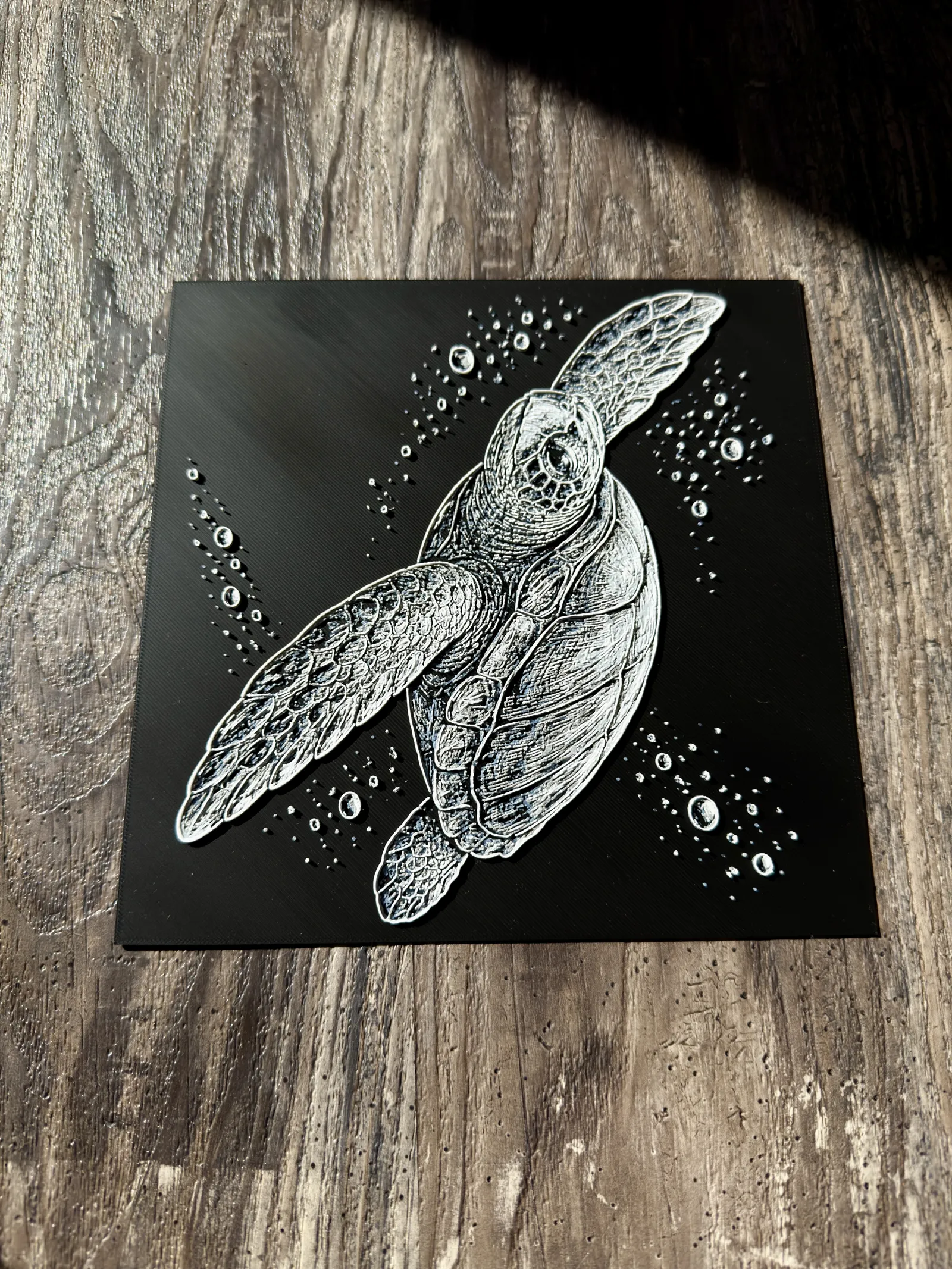 Sea Turtle HueForge Wildlife Series
