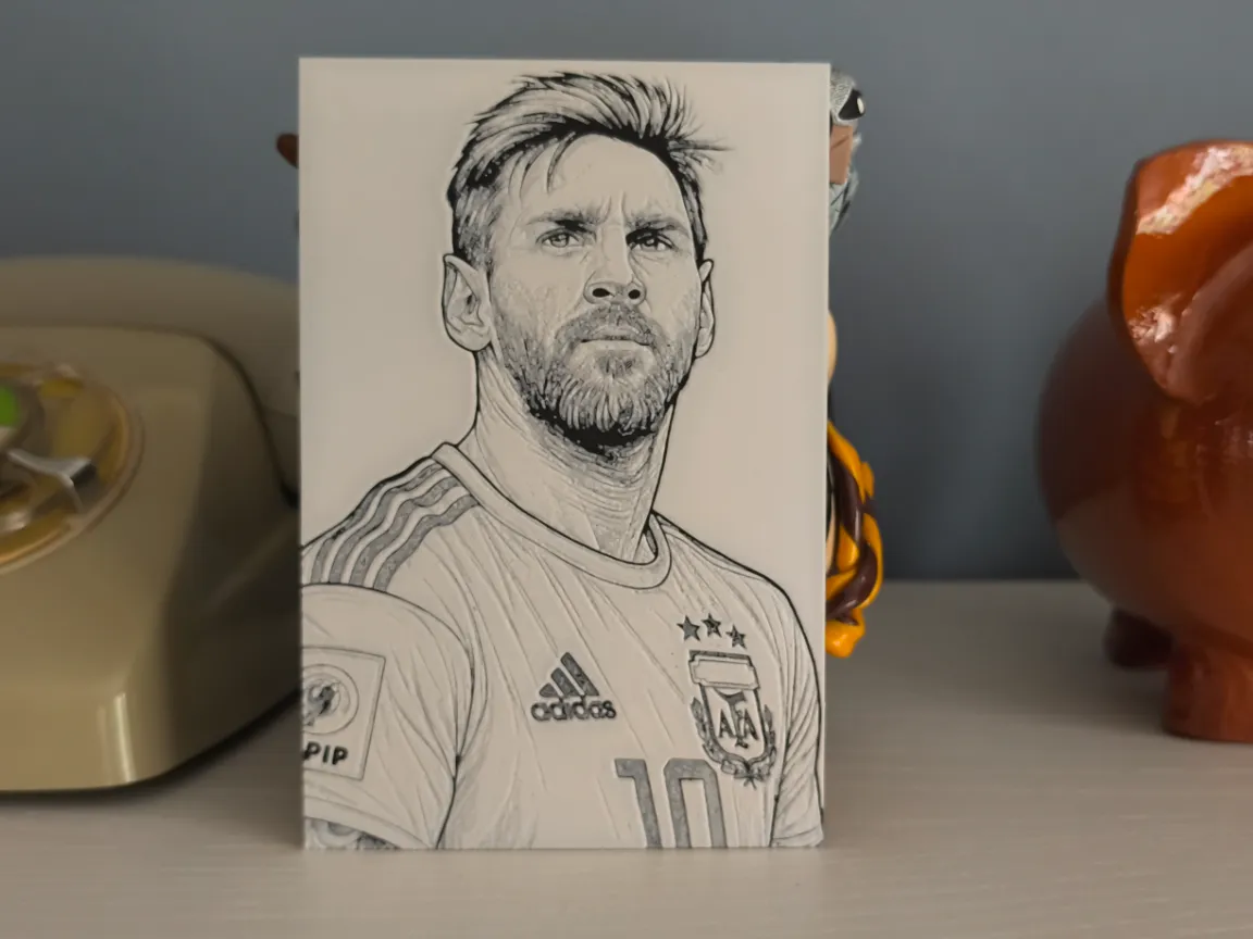 HueForge Messi