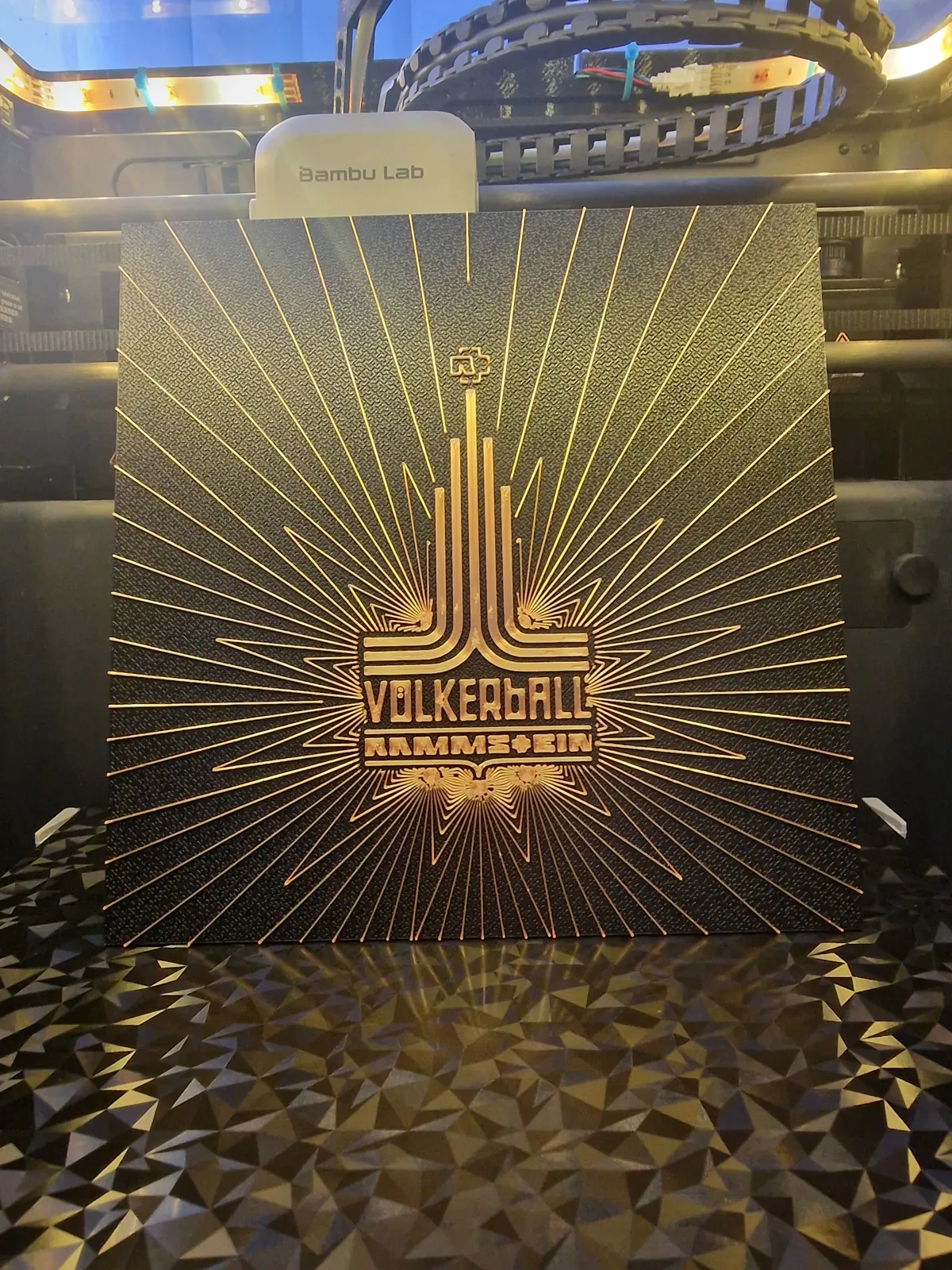 Rammstein Hueforge 2D Decoration