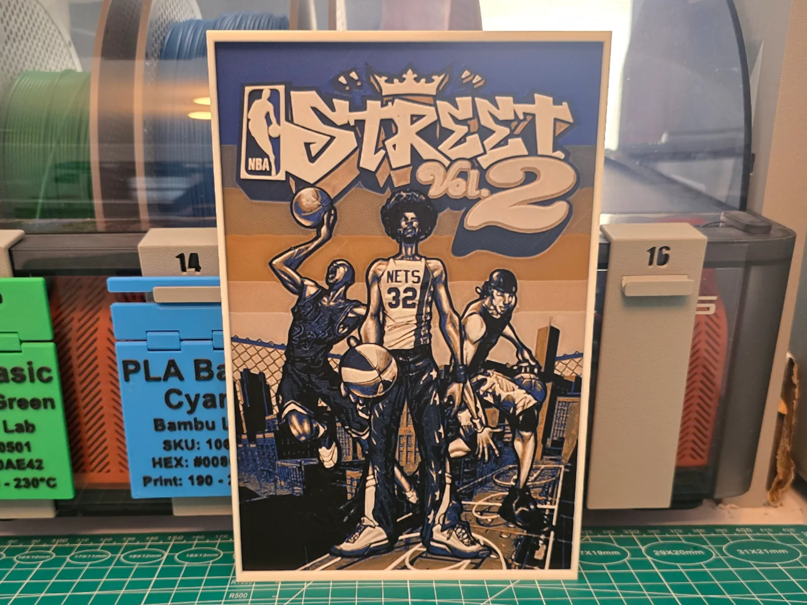 NBA Street Vol. 2 Game Poster - Hueforge Art