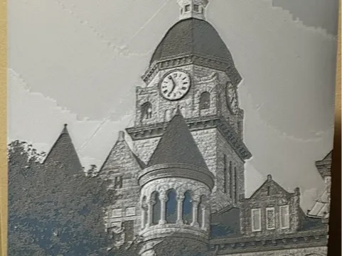 Jasper County Courthouse – Carthage, Mo. HueForge