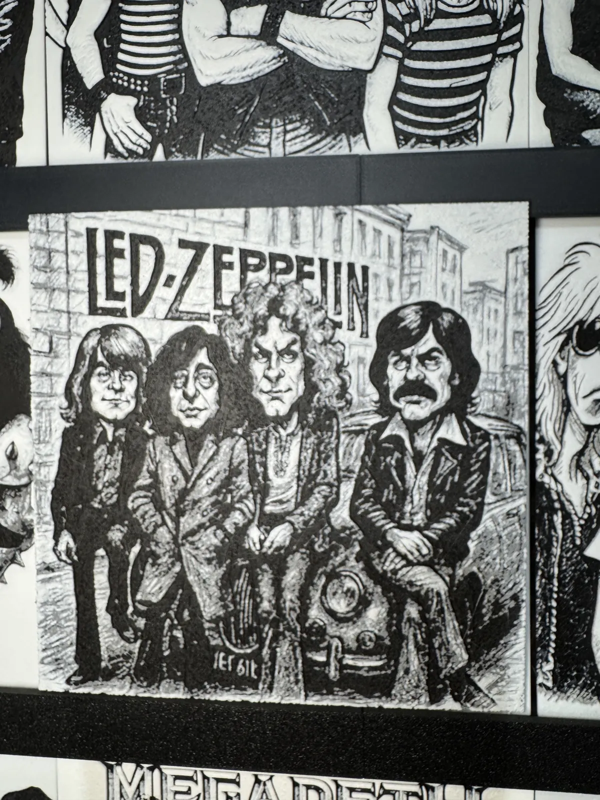 Hue Forge Karikatur Led Zeppelin