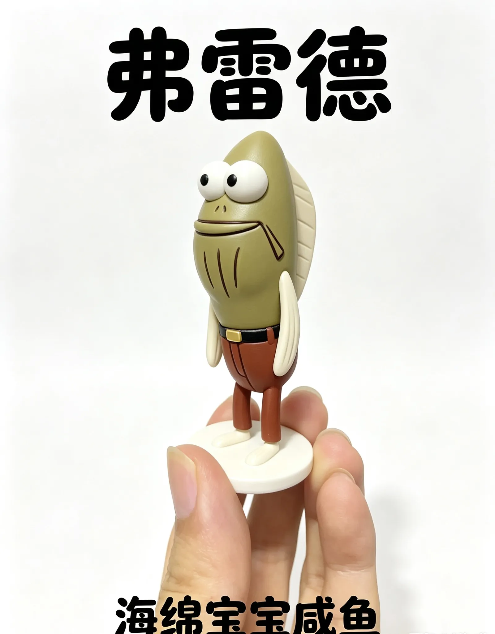 海绵宝宝咸鱼弗雷德 我的腿 海底咸鱼
