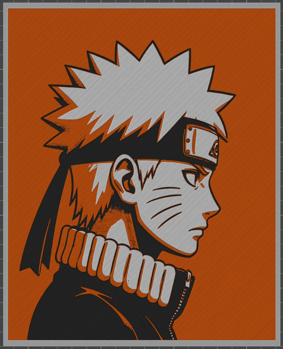Hueforge - Naruto - Side View