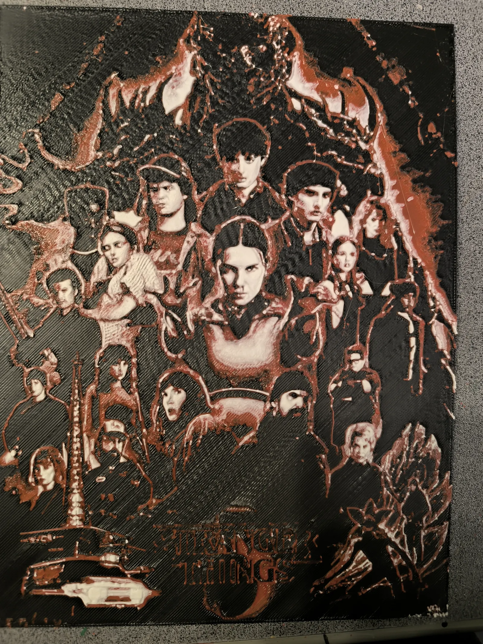 Stranger Things 2d multicolor picture