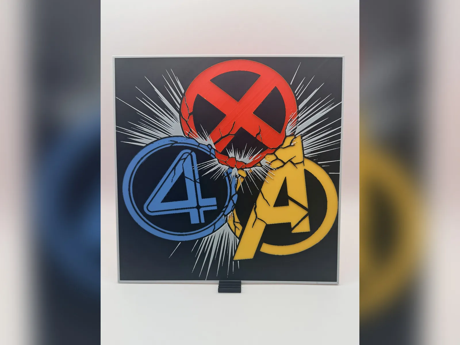 Avengers Doomsday Logo Clash HueForge Print