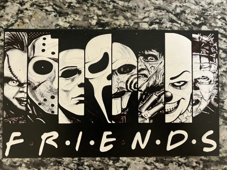 scary friends (HueForge print)