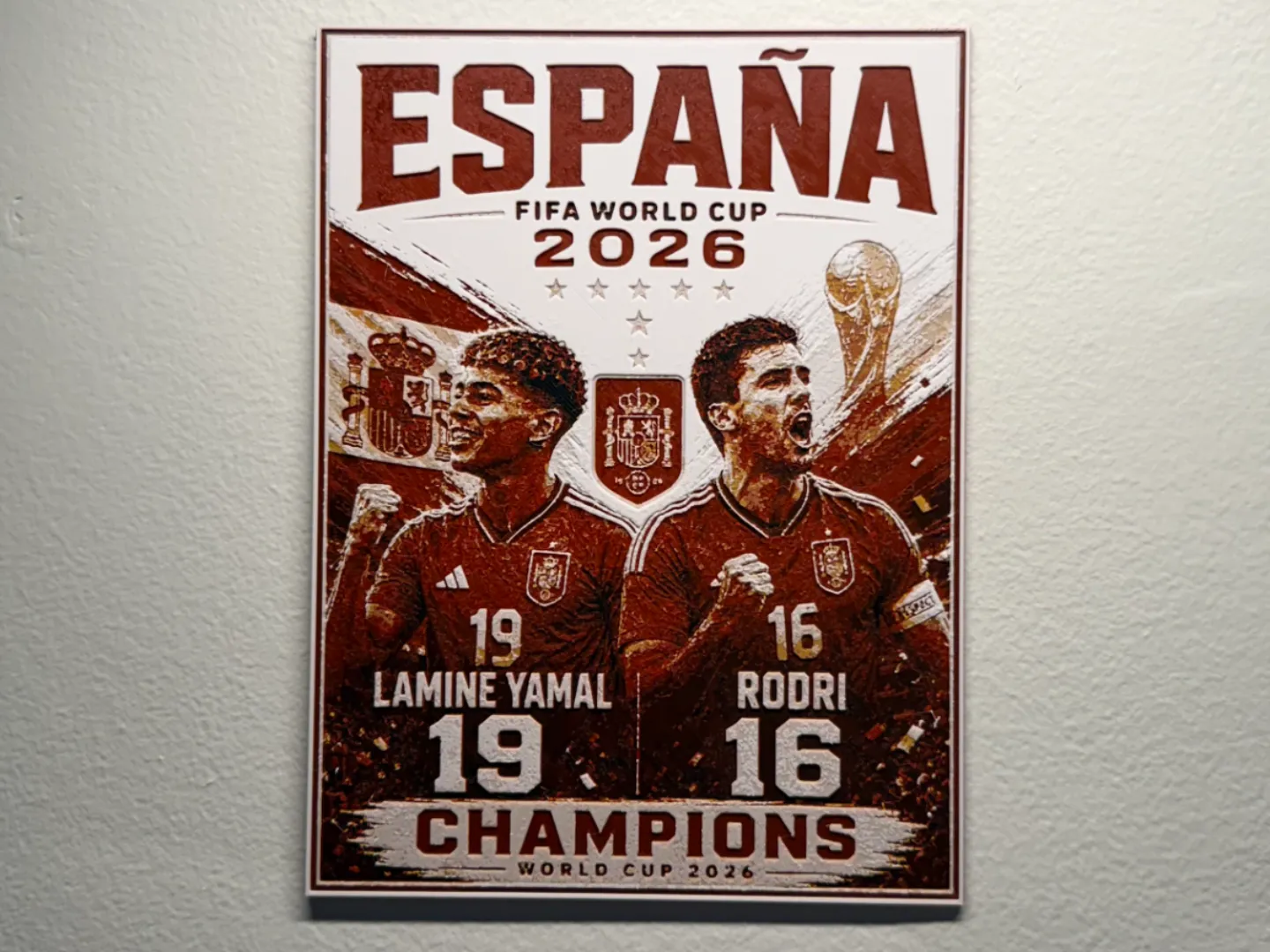 Spain World Cup Champions HueForge
